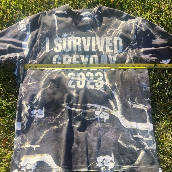 G59 Records Suicideboys I Survived GreyDay 2023 Tour Grey Camo T Shirt Sz L - Picture 4 of 5